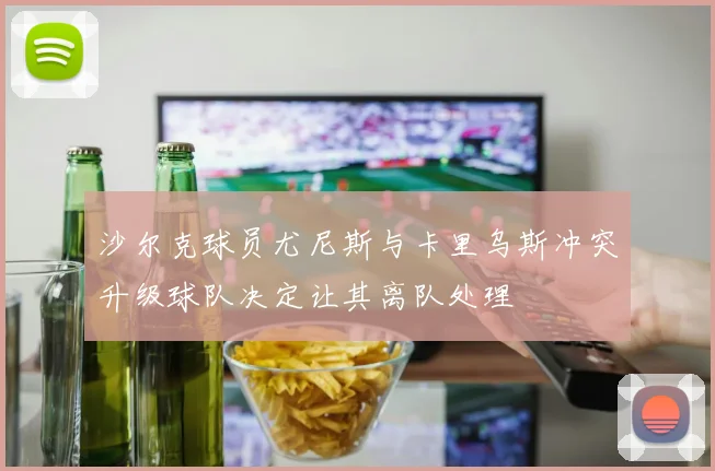 沙尔克球员尤尼斯与卡里乌斯冲突升级球队决定让其离队处理