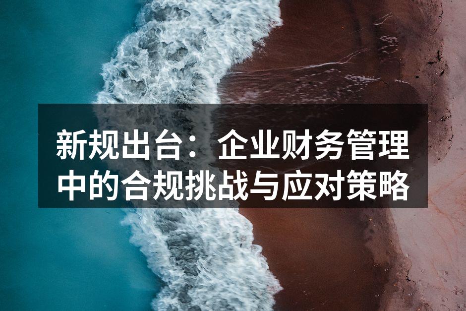 新规出台：企业财务管理中的合规挑战与应对